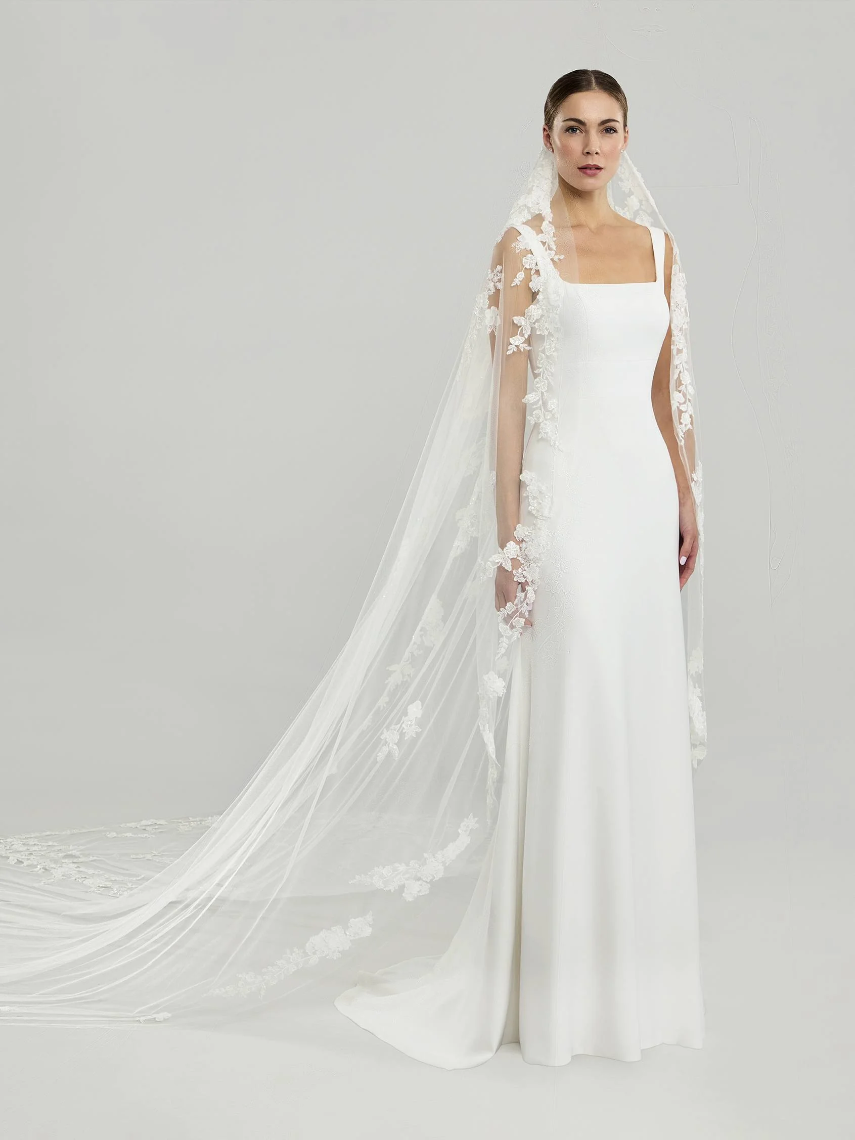 V-PICKFORD Tulle veil