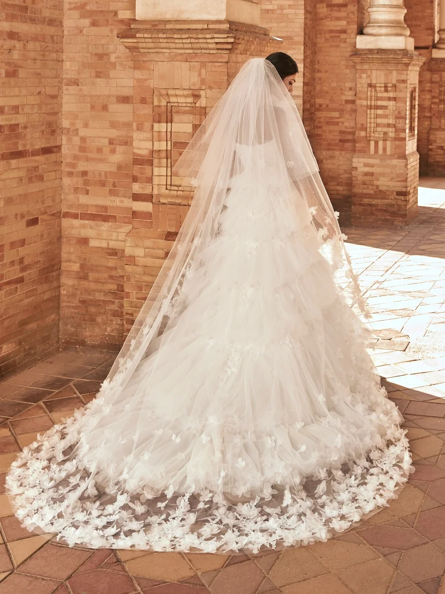 VEIL INDIA Organza bridal veil 1 VEIL INDIA Organza bridal veil
