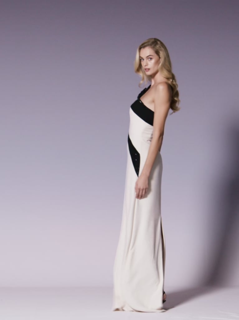CAHIKA Column dress with strapless neckline and open back 4 CAHIKA Column dress with strapless neckline and open back