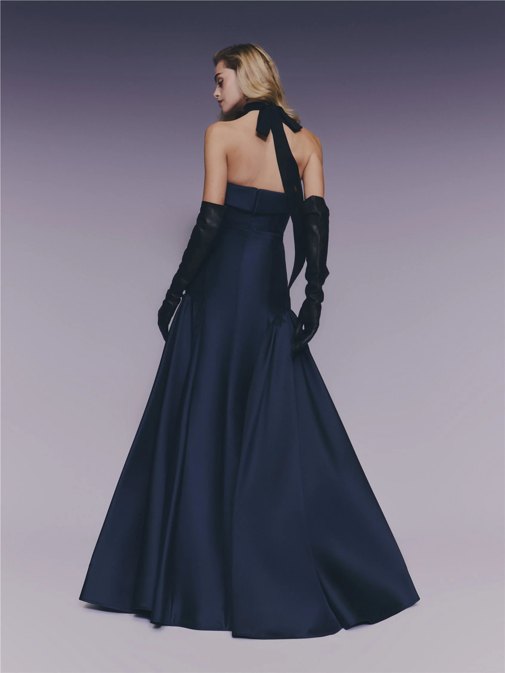 ALHOI A-line dress with strapless neckline