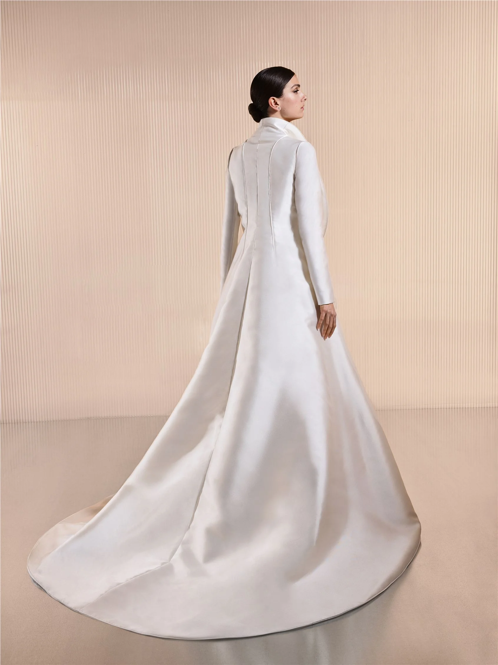 MYRIANNA Satin slip dress with draped coat 3 MYRIANNA Satin slip dress with draped coat