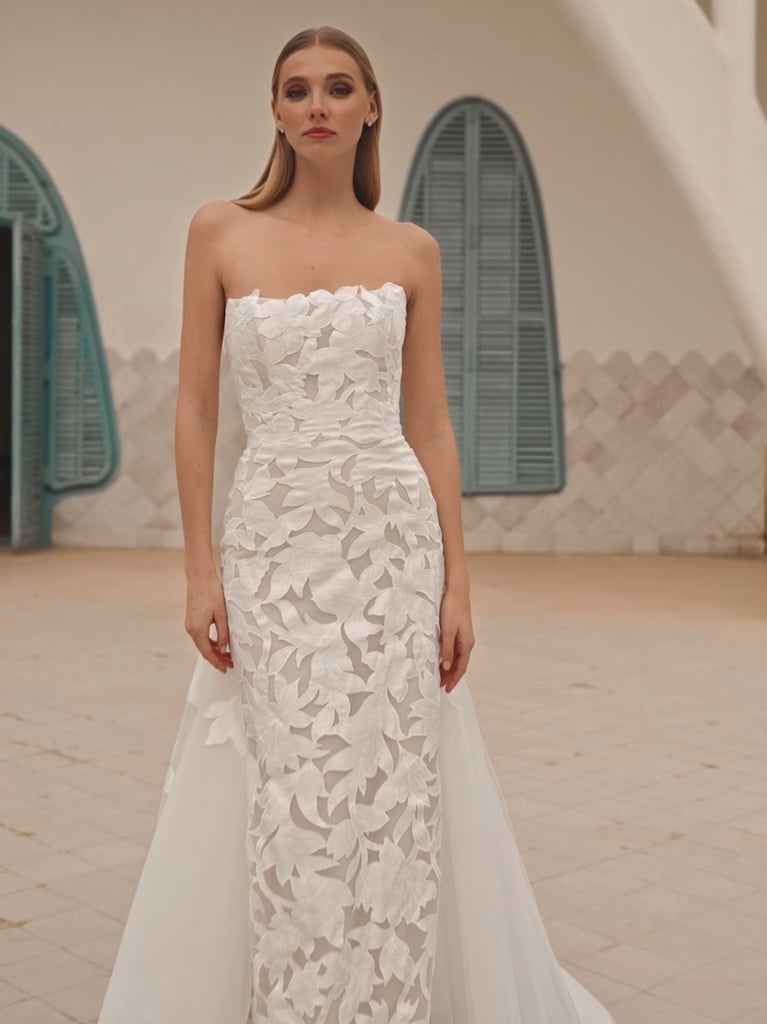 HAIFA Strapless A-line dress with detachable overskirt 4 HAIFA Strapless A-line dress with detachable overskirt