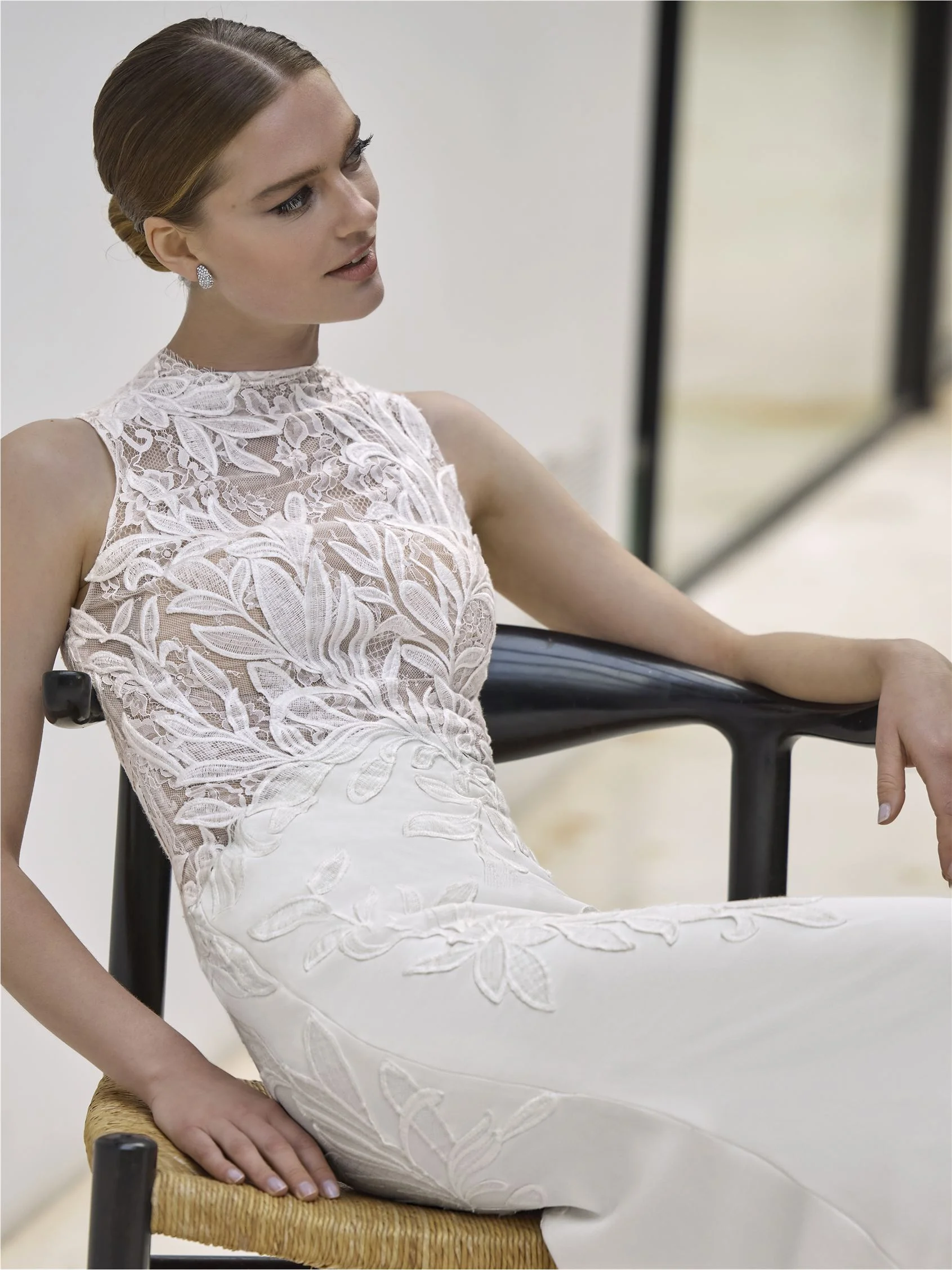 LINOY Mermaid dress with halter neck