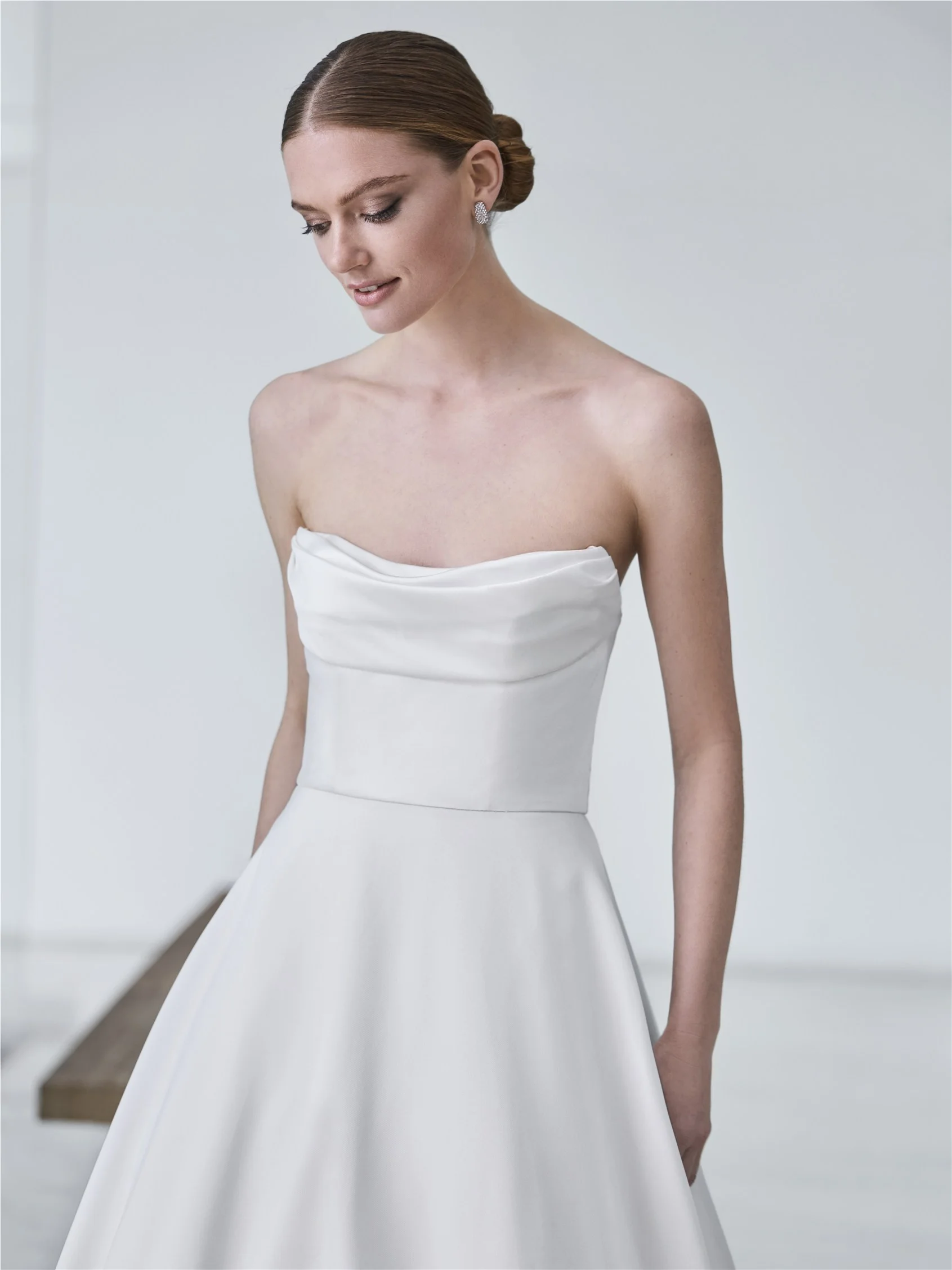 MARELLIA A-line dress with draped neckline 3 MARELLIA A-line dress with draped neckline