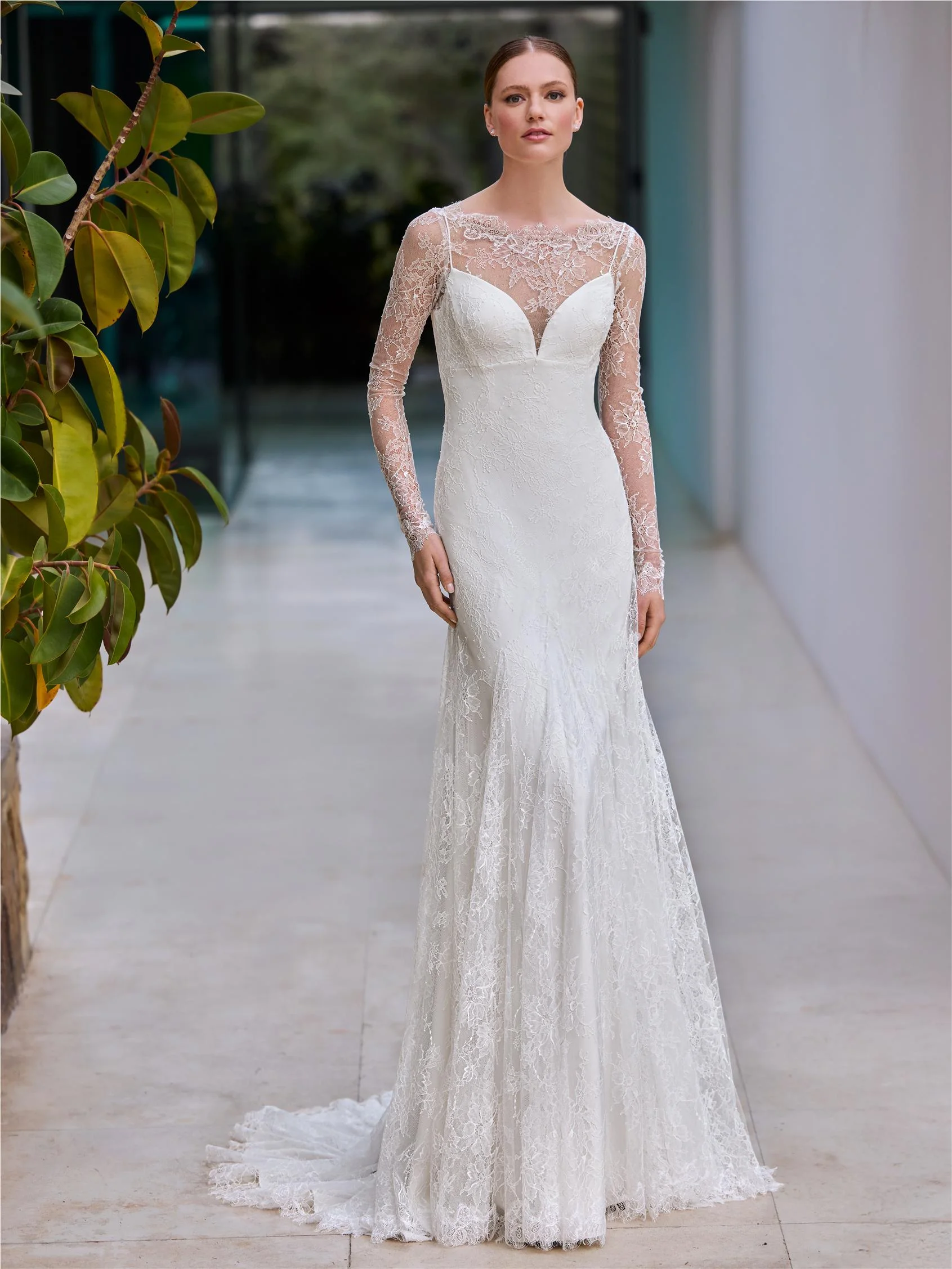 CIENY Mermaid dress with V-neckline and removable elements
