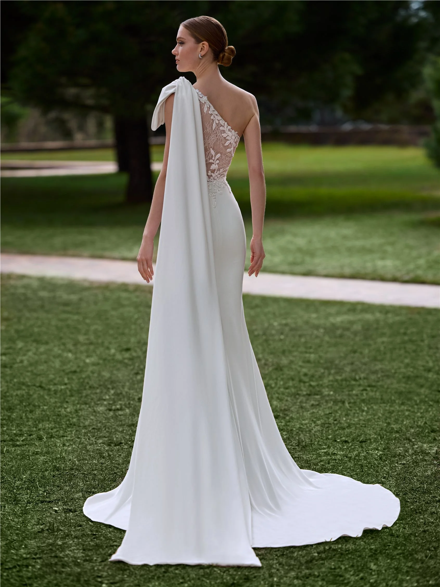 NEUA Mermaid dress with asymmetrical neckline 2 NEUA Mermaid dress with asymmetrical neckline