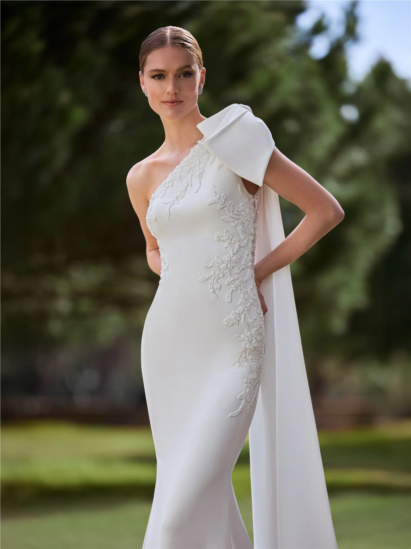NEUA Mermaid dress with asymmetrical neckline 3 NEUA Mermaid dress with asymmetrical neckline