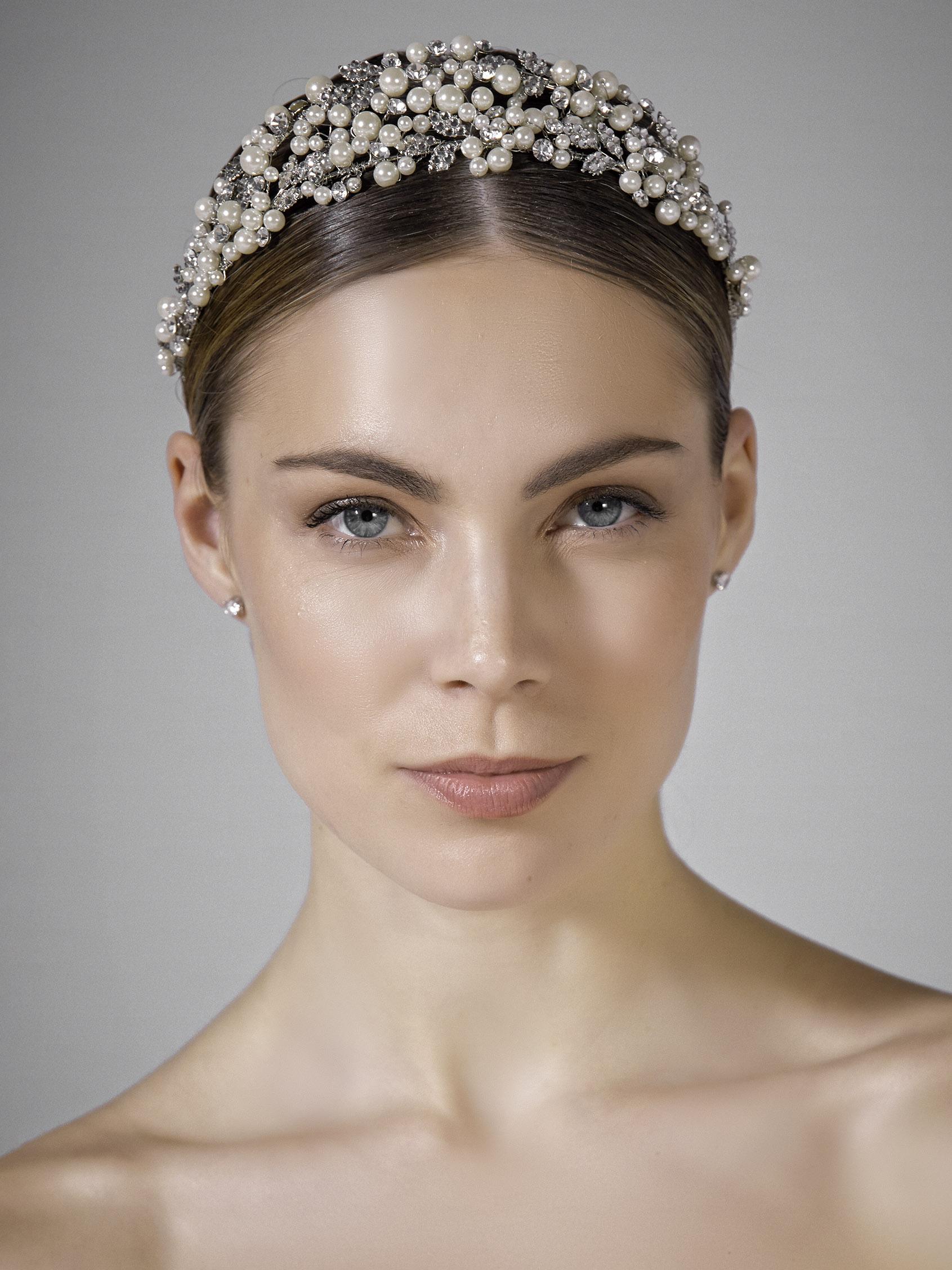 EUDORA DIADEMA Tiara with rhinestones