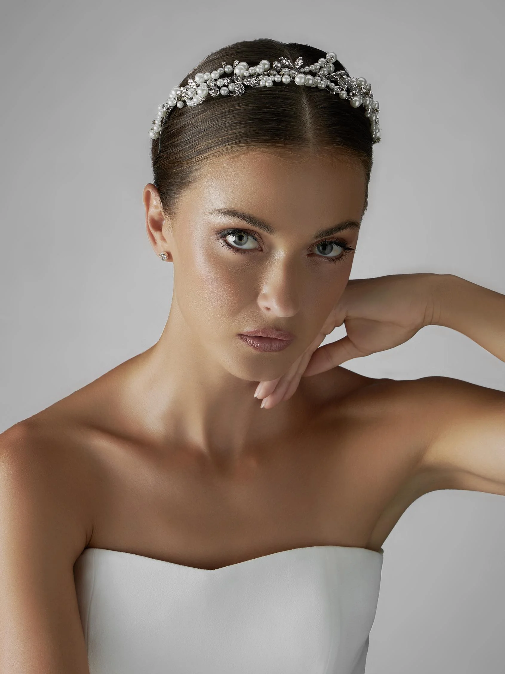 EUDORA DIADEMA Tiara with rhinestones