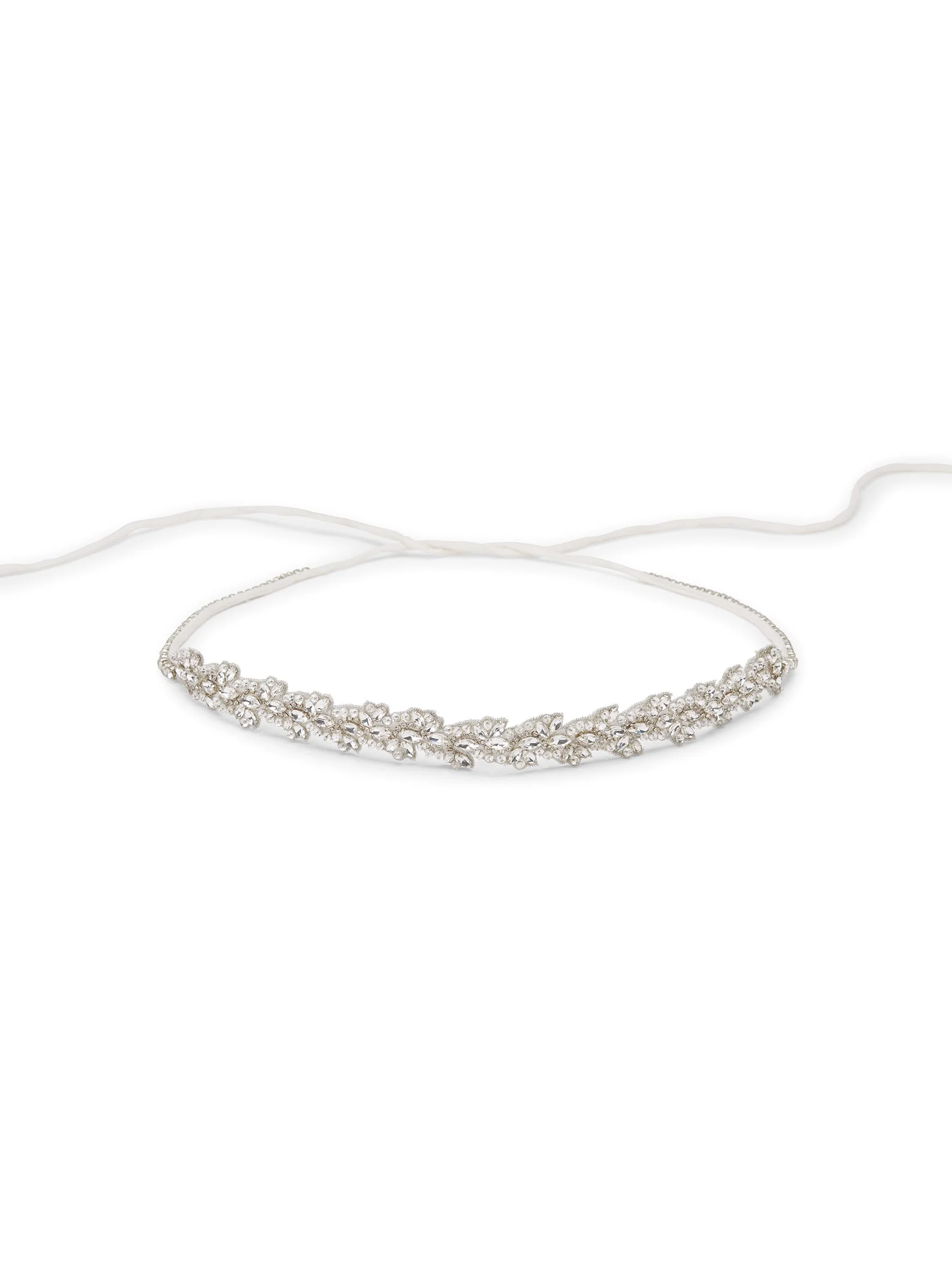 CINT.488 Chiffon belt with rhinestones