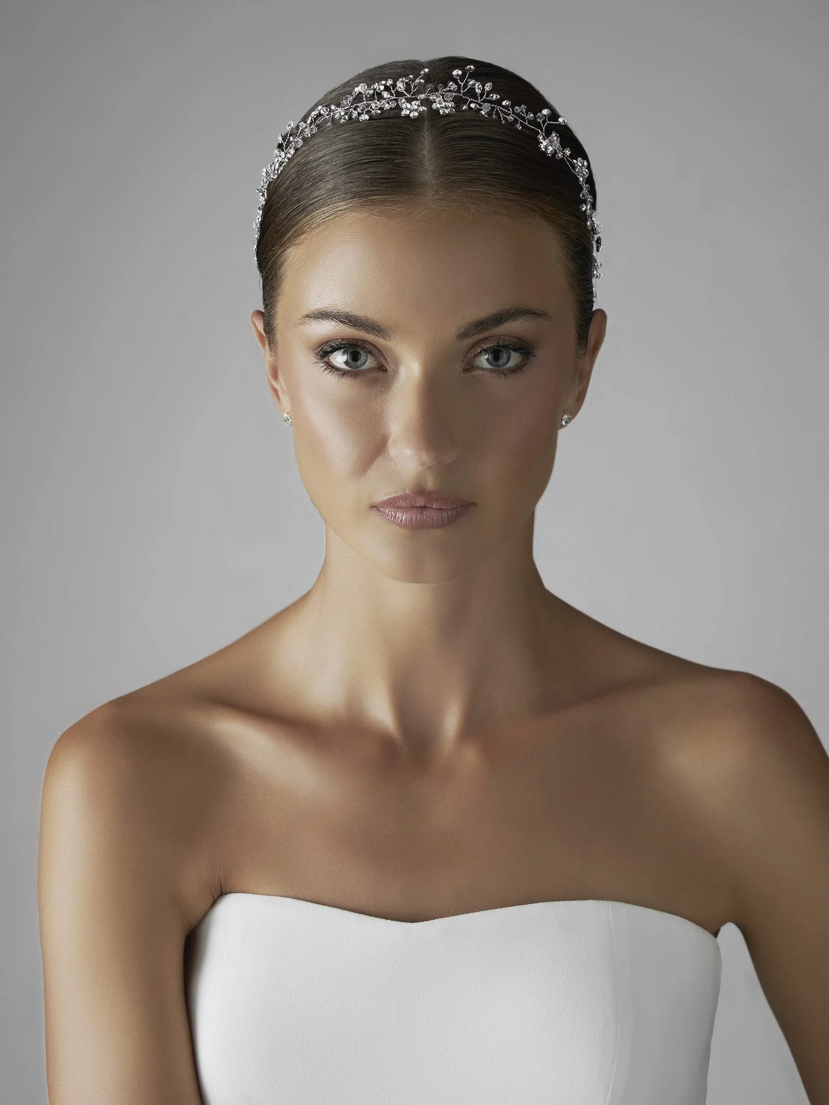 CLEODORA ALAMBRE Headress with rhinestones